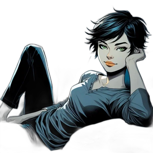 comic book art, cartoon, concept art, fantasy art transparent PNG cut-out