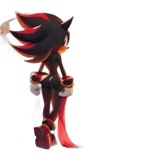 weapon, robot, hair, staff transparent PNG cut-out