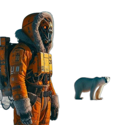 creature, animal, jacket, concept art transparent PNG cut-out