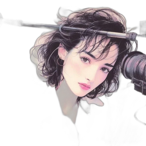 robot, staff, weapon, face transparent PNG cut-out