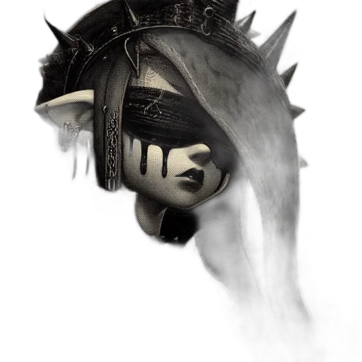 mask, dragon, face, crown transparent PNG cut-out