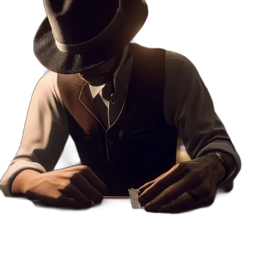 hat, staff, mask, face transparent PNG cut-out