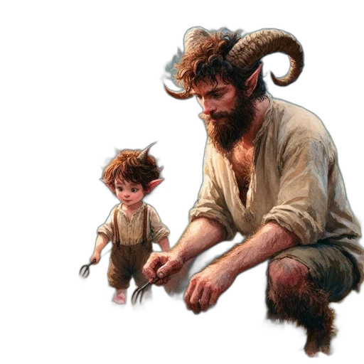 concept art, fantasy art, photorealistic, oil painting transparent PNG cut-out
