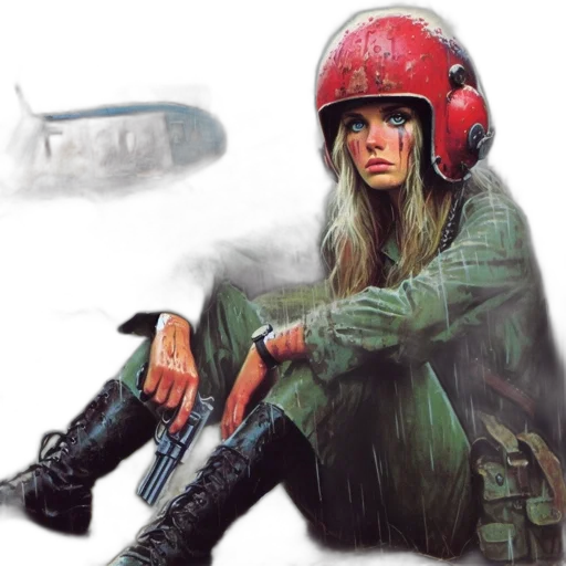 weapon, jacket, concept art, comic book art transparent PNG cut-out