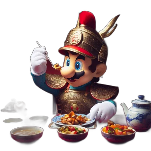 food, robot, crown, weapon transparent PNG cut-out