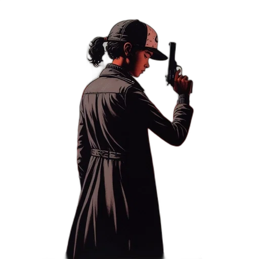 staff, weapon, umbrella, jacket transparent PNG cut-out