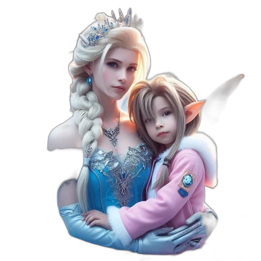 crown, fantasy art, concept art, 3d render transparent PNG cut-out