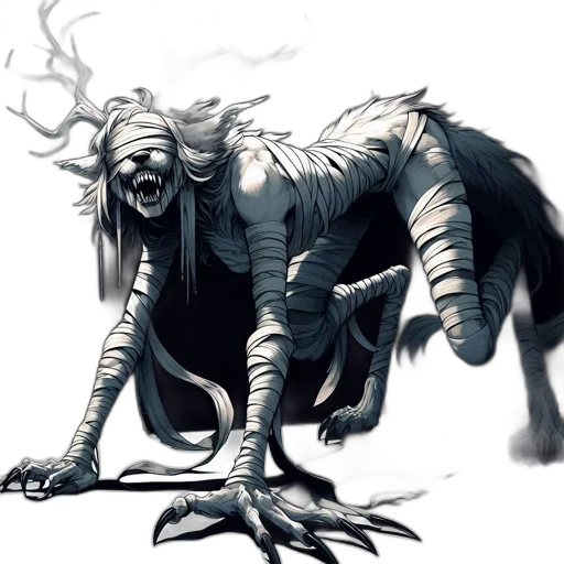 creature, animal, staff, dragon transparent PNG cut-out