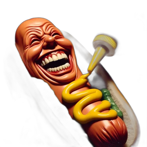 food, weapon, staff, face transparent PNG cut-out