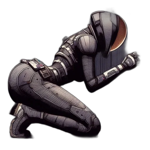 shoes, weapon, robot, staff transparent PNG cut-out
