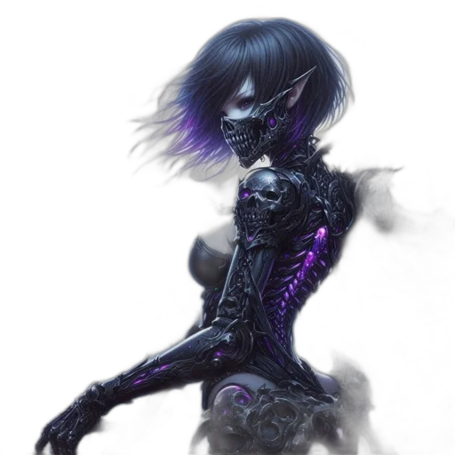 mask, creature, robot, dress transparent PNG cut-out