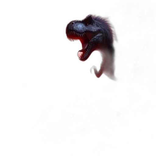 creature, dragon, animal, face transparent PNG cut-out