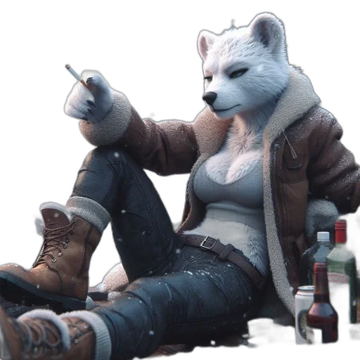 jacket, weapon, animal, robot transparent PNG cut-out