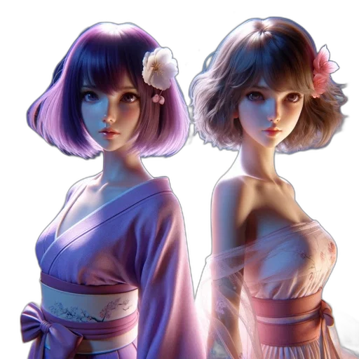 dress, concept art, fantasy art, anime transparent PNG cut-out