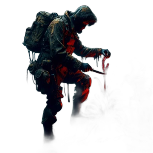 weapon, staff, jacket, sword transparent PNG cut-out