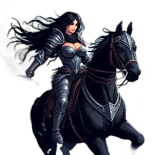 fantasy art, concept art, comic book art, pixel art transparent PNG cut-out
