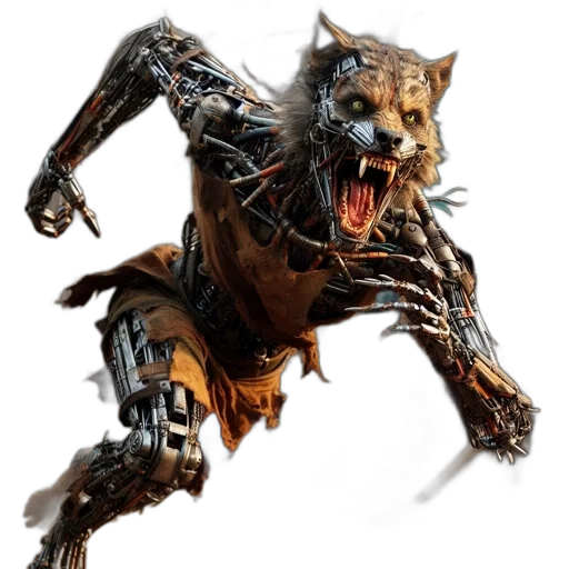 animal, creature, robot, weapon transparent PNG cut-out