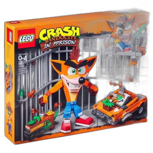 concept art, lego, set, crash transparent PNG cut-out