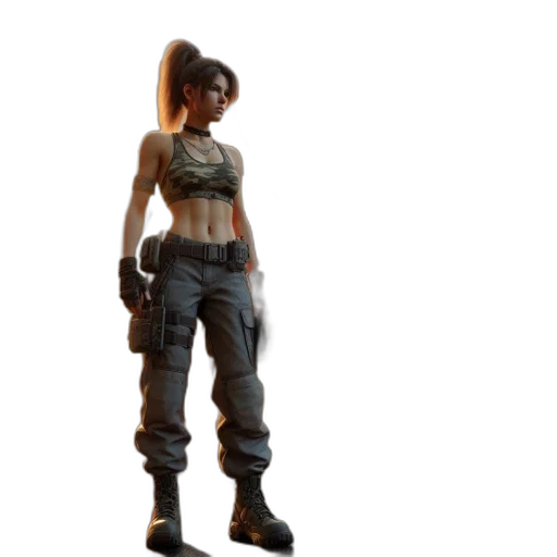 weapon, staff, jacket, concept art transparent PNG cut-out