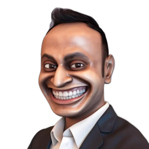 face, mask, staff, creature transparent PNG cut-out