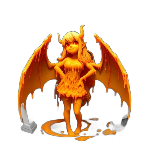 dragon, staff, creature, pixel art transparent PNG cut-out