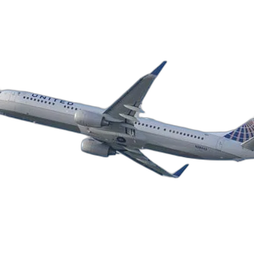united, airlines, airplane, flight transparent PNG cut-out