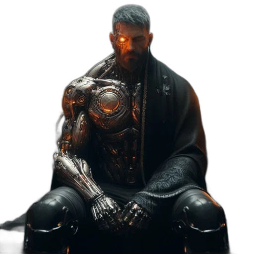 sword, robot, weapon, concept art transparent PNG cut-out