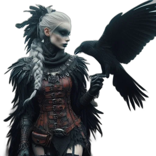 creature, concept art, fantasy art, 3d render transparent PNG cut-out