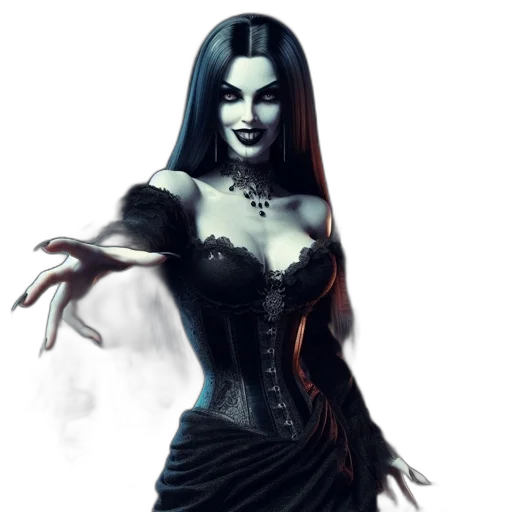 dress, fantasy art, concept art, comic book art transparent PNG cut-out