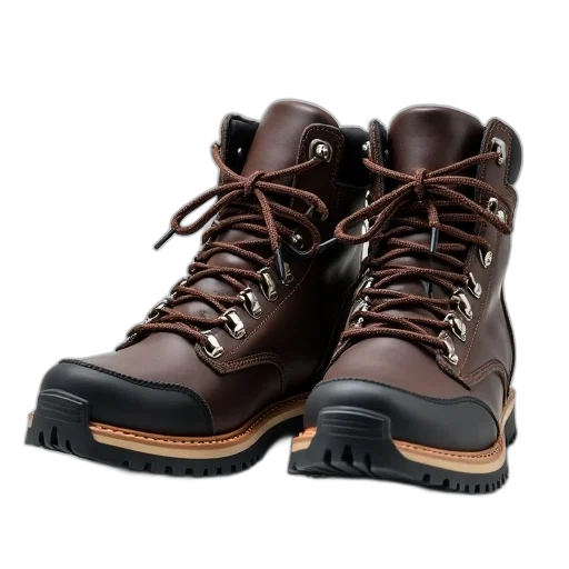 shoes, 3d render, pair, dark transparent PNG cut-out