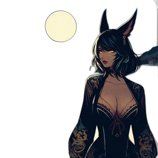 mask, dress, comic book art, fantasy art transparent PNG cut-out