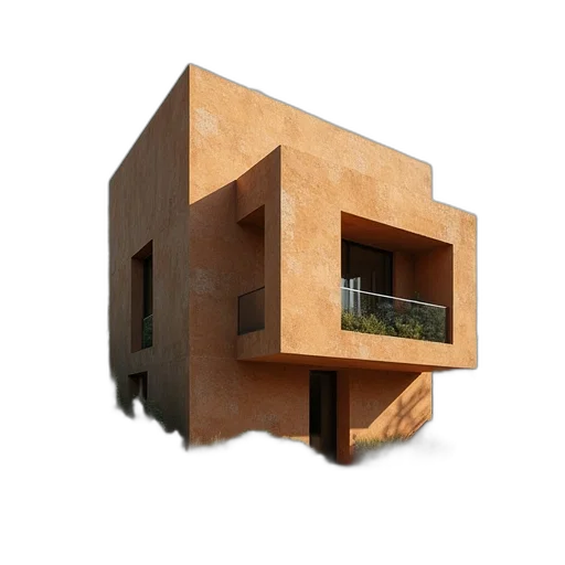 building, furniture, 3d render, concept art transparent PNG cut-out