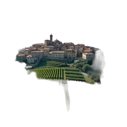 umbrella, building, tree, hat transparent PNG cut-out