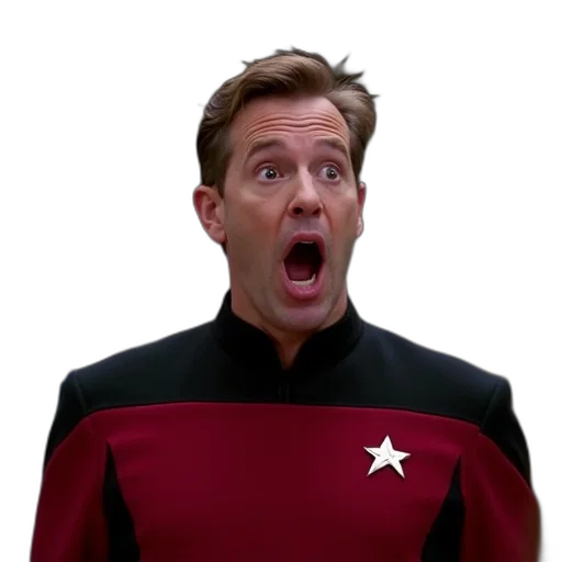face, staff, outer space, man transparent PNG cut-out