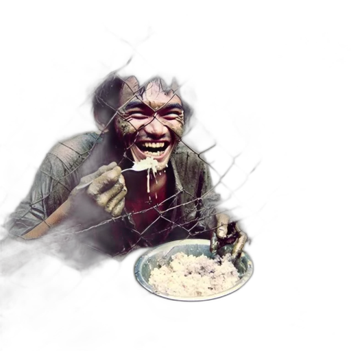 food, creature, face, weapon transparent PNG cut-out