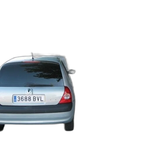 car, 3d render, photorealistic, silver transparent PNG cut-out