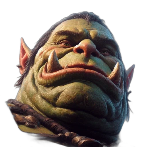 face, mask, creature, staff transparent PNG cut-out