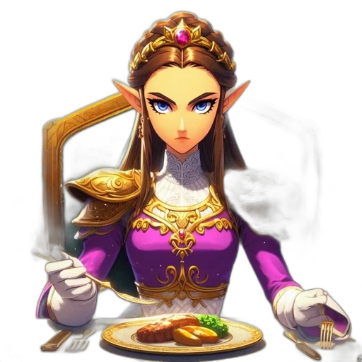 staff, jewelry, food, crown transparent PNG cut-out