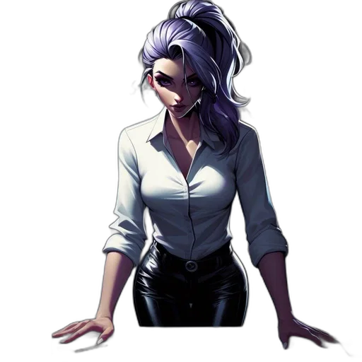 staff, jacket, dress, face transparent PNG cut-out
