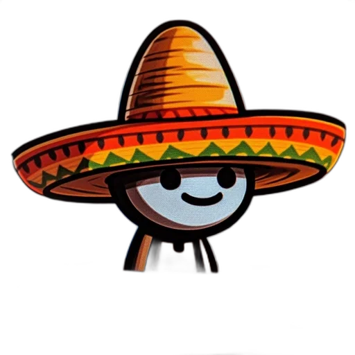 hat, staff, robot, food transparent PNG cut-out