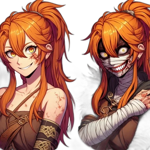 mask, concept art, fantasy art, anime transparent PNG cut-out