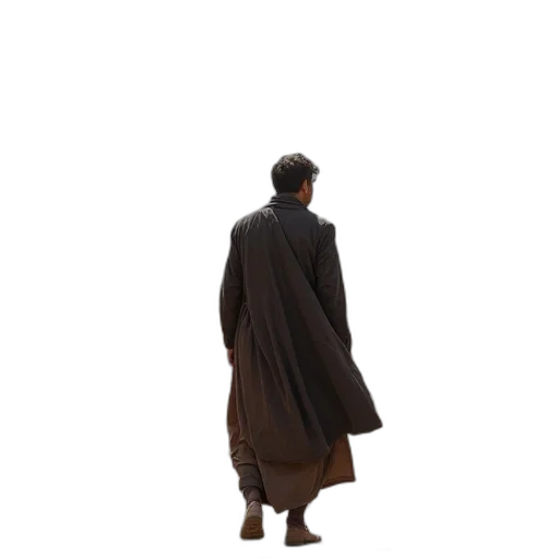 jacket, staff, umbrella, dress transparent PNG cut-out
