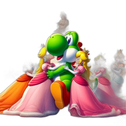 dress, crown, weapon, staff transparent PNG cut-out