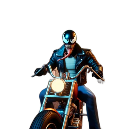 jacket, robot, weapon, mask transparent PNG cut-out