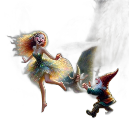 dragon, creature, animal, staff transparent PNG cut-out