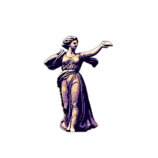 dress, staff, jewelry, crown transparent PNG cut-out
