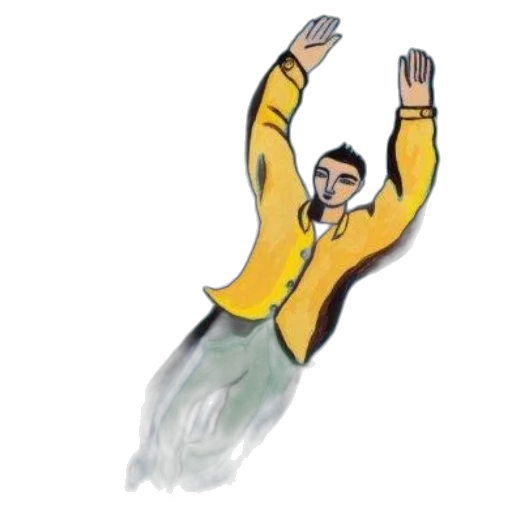 jacket, staff, concept art, cartoon transparent PNG cut-out