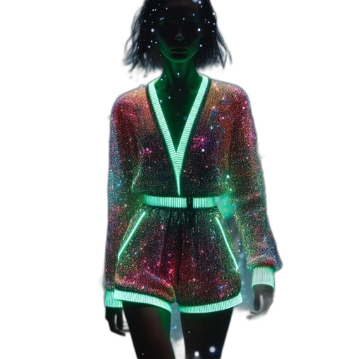 jacket, dress, staff, robot transparent PNG cut-out