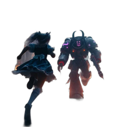 creature, robot, mask, weapon transparent PNG cut-out