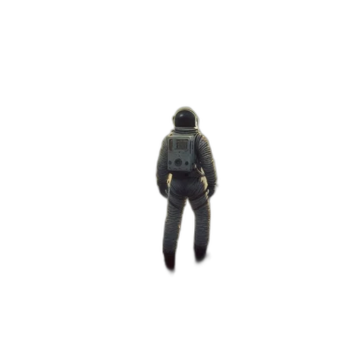 jacket, robot, creature, staff transparent PNG cut-out